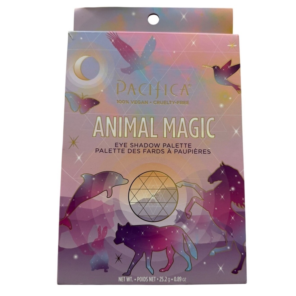 Pacifica ANIMAL MAGIC Eye Shadow Palette Cruelty-Free Vegan New In Box